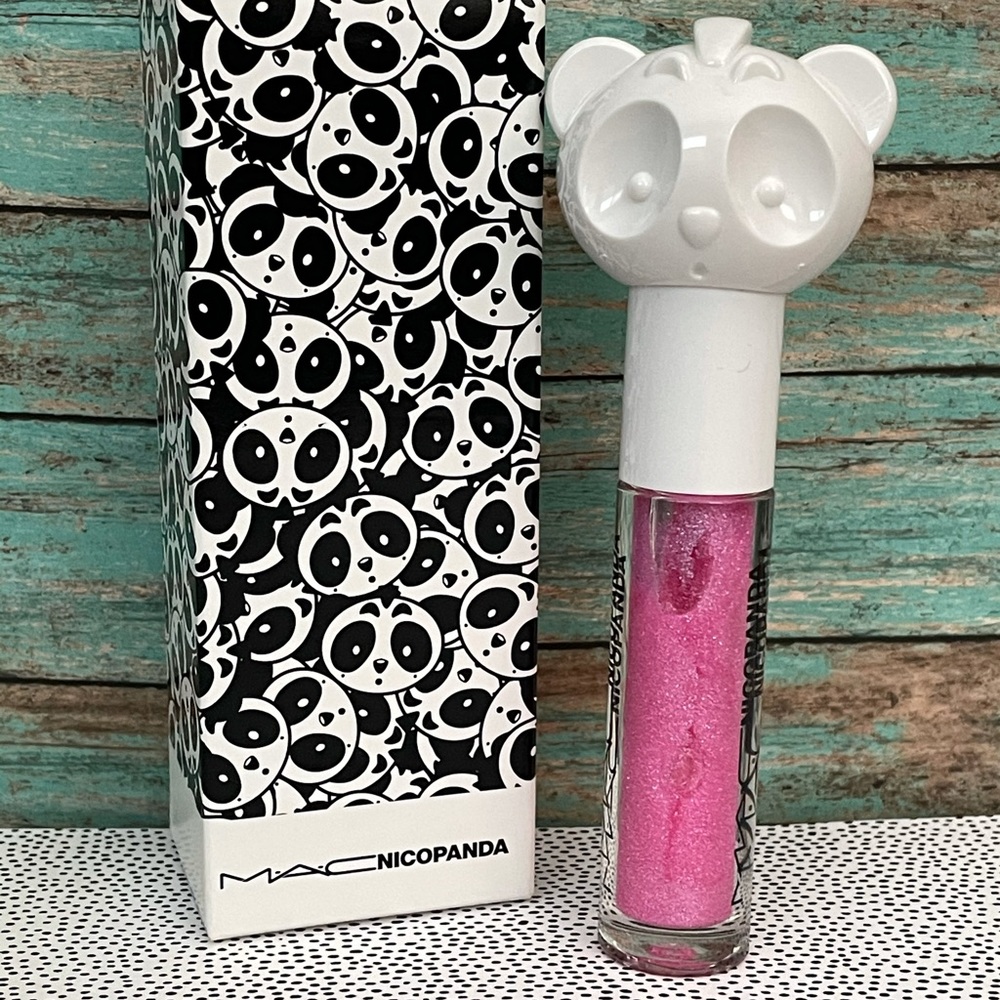 MAC Nicopanda Panda Kiss Lip Glass NIB